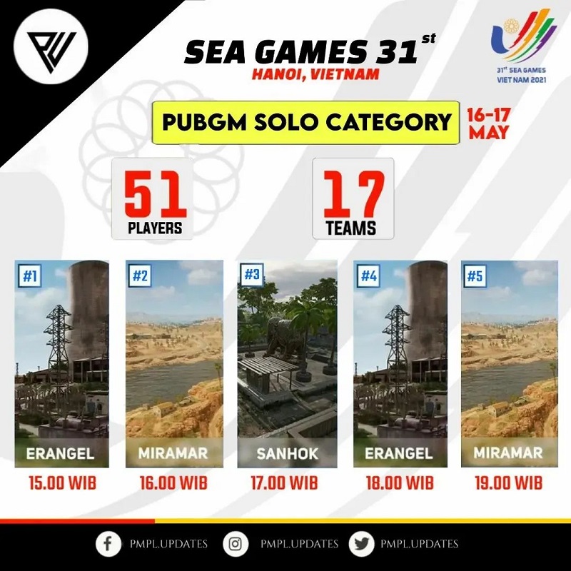pubg mobile solo sea games 2021