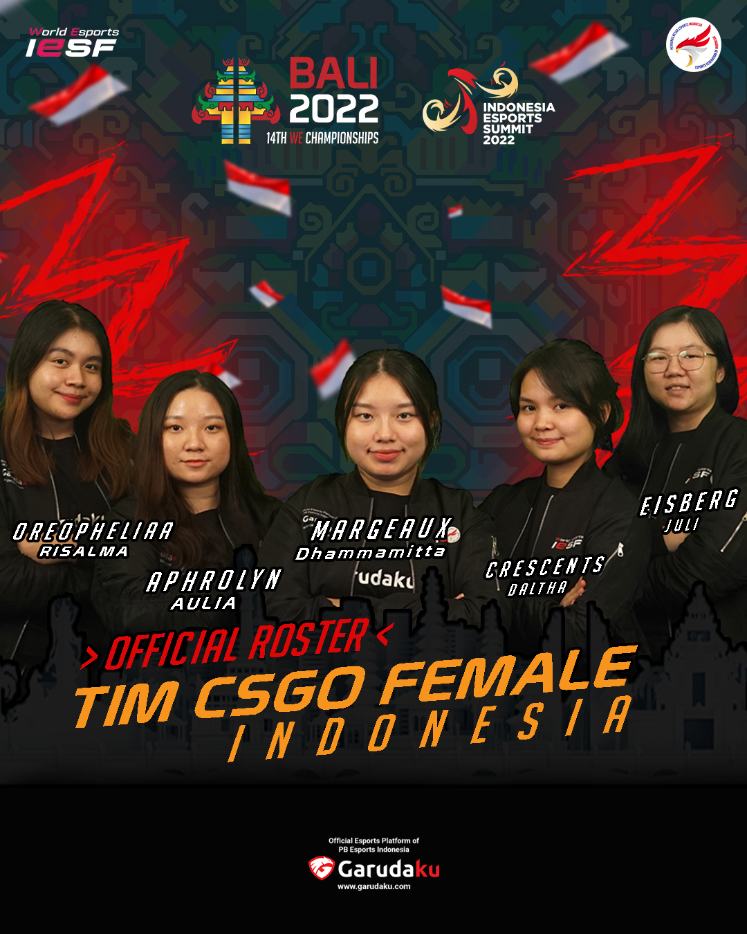Prediksi Pasti Angkat Trophy Setelah Timnas IESF CS:GO Female Diisi Oleh Bintang SEA Makin Meruncing!